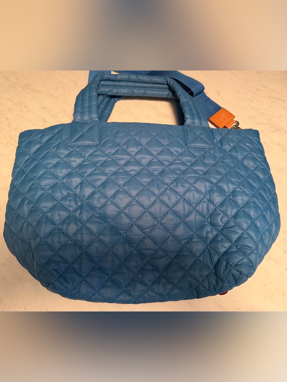 MZ Wallace Small Metro Tote Deluxe - Blue - Picture 4 of 14